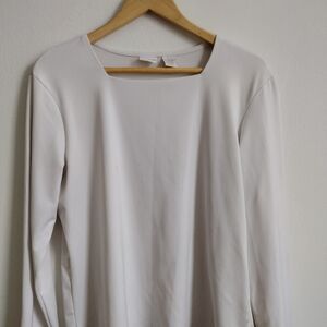Cherokee Classic White Long Sleeve Top